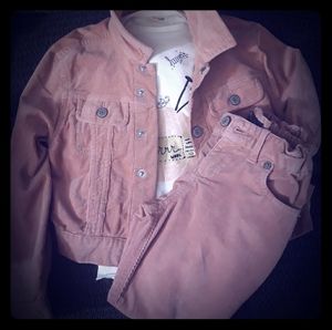 Polo Corduroy pant set girls